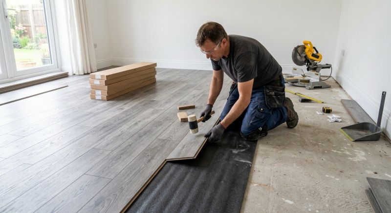 Laminate Floor Replacement in Gwinnett County, GA