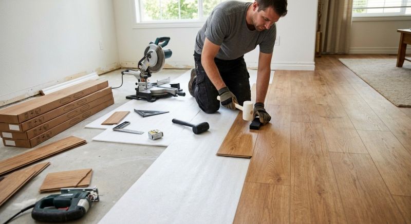 Laminate Floor Replacement in Lilburn, GA