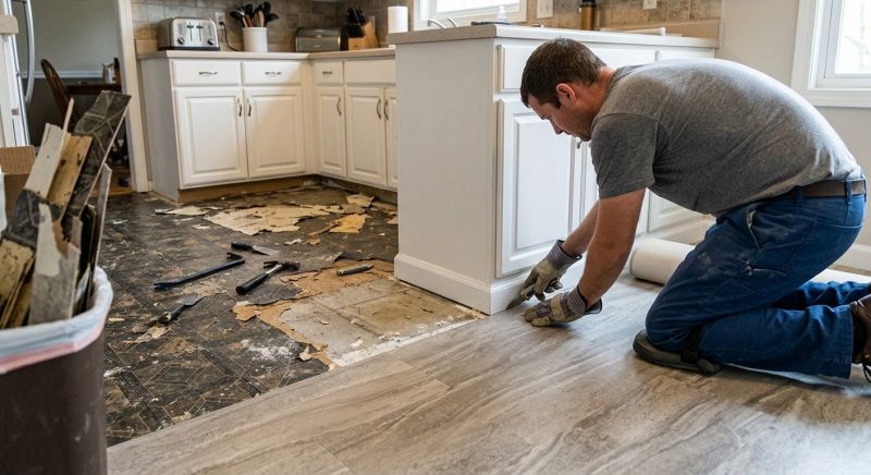 Linoleum Floor Installation in Marietta, GA