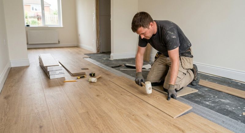 Linoleum Floor Installation in Oakwood, GA