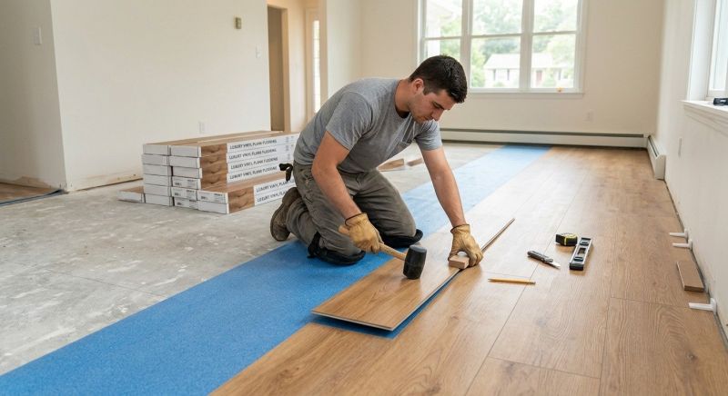 Lvt Flooring Installation in Bethlehem, GA