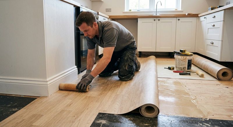Sheet Linoleum Installation in Cumming, GA
