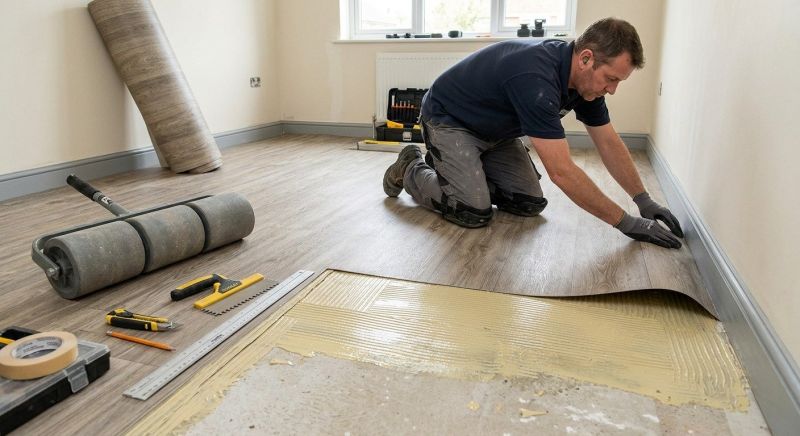 Sheet Linoleum Installation in Grayson, GA