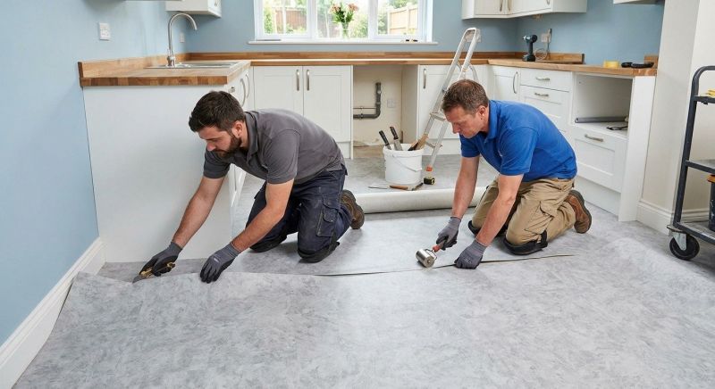 Sheet Linoleum Installation in Suwanee, GA