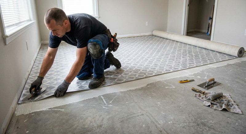 Sheet Vinyl Installation in Suwanee, GA