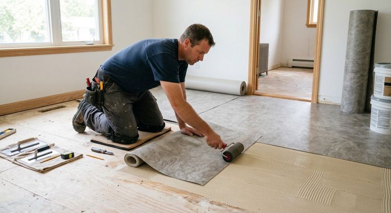 Sheet Vinyl Installation in Oakwood, GA