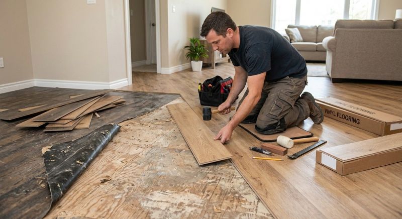Vinyl Flooring Installation in Hall County, GA