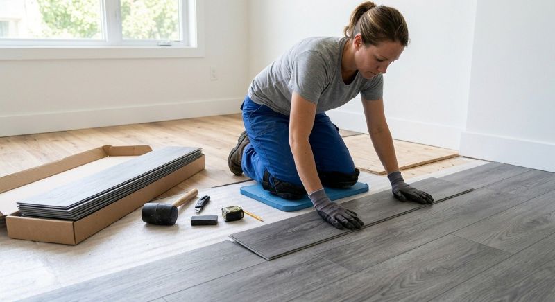 Vinyl Tile Installation in Suwanee, GA