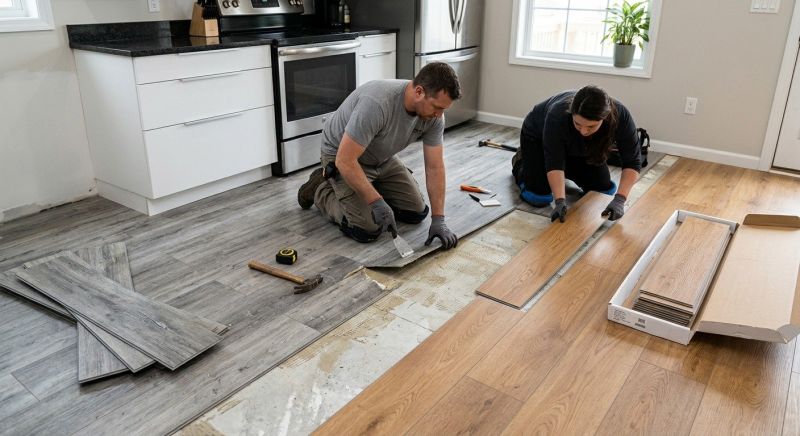 Vinyl Tile Replacement in Suwanee, GA